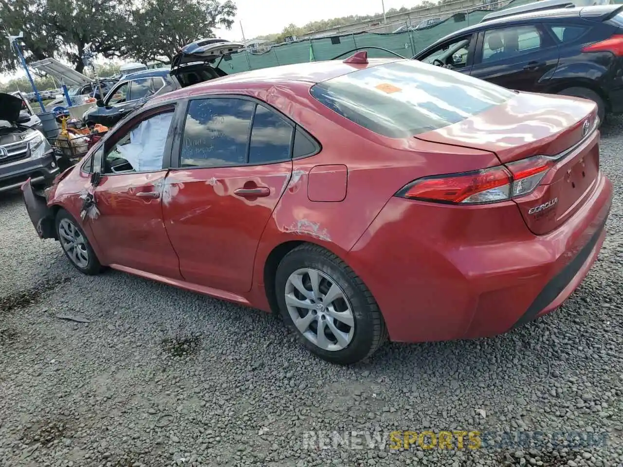 2 Photograph of a damaged car 5YFEPRAE1LP058645 TOYOTA COROLLA 2020