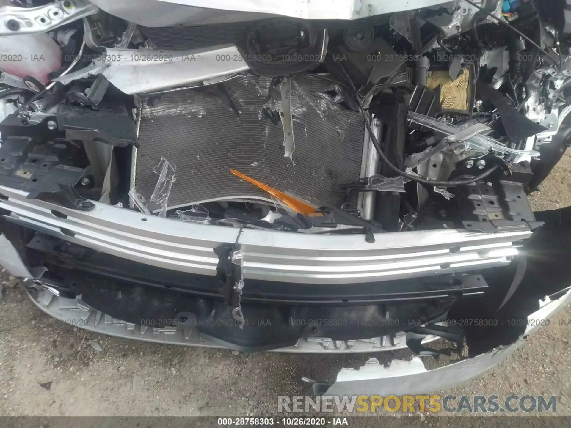 10 Photograph of a damaged car 5YFEPRAE1LP058693 TOYOTA COROLLA 2020