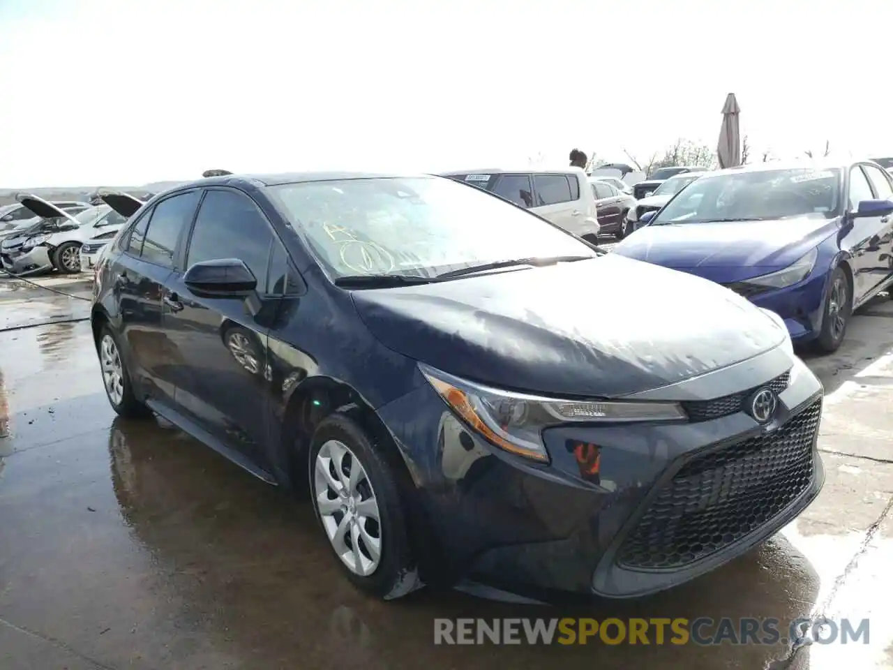 1 Photograph of a damaged car 5YFEPRAE1LP058712 TOYOTA COROLLA 2020