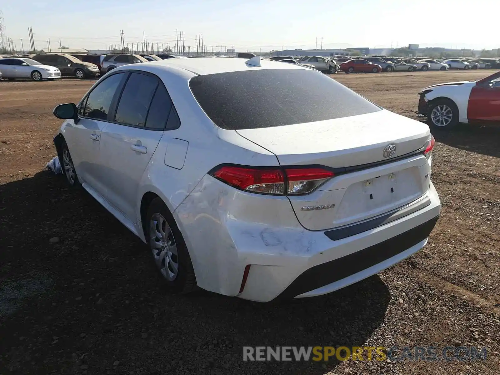 3 Photograph of a damaged car 5YFEPRAE1LP059049 TOYOTA COROLLA 2020