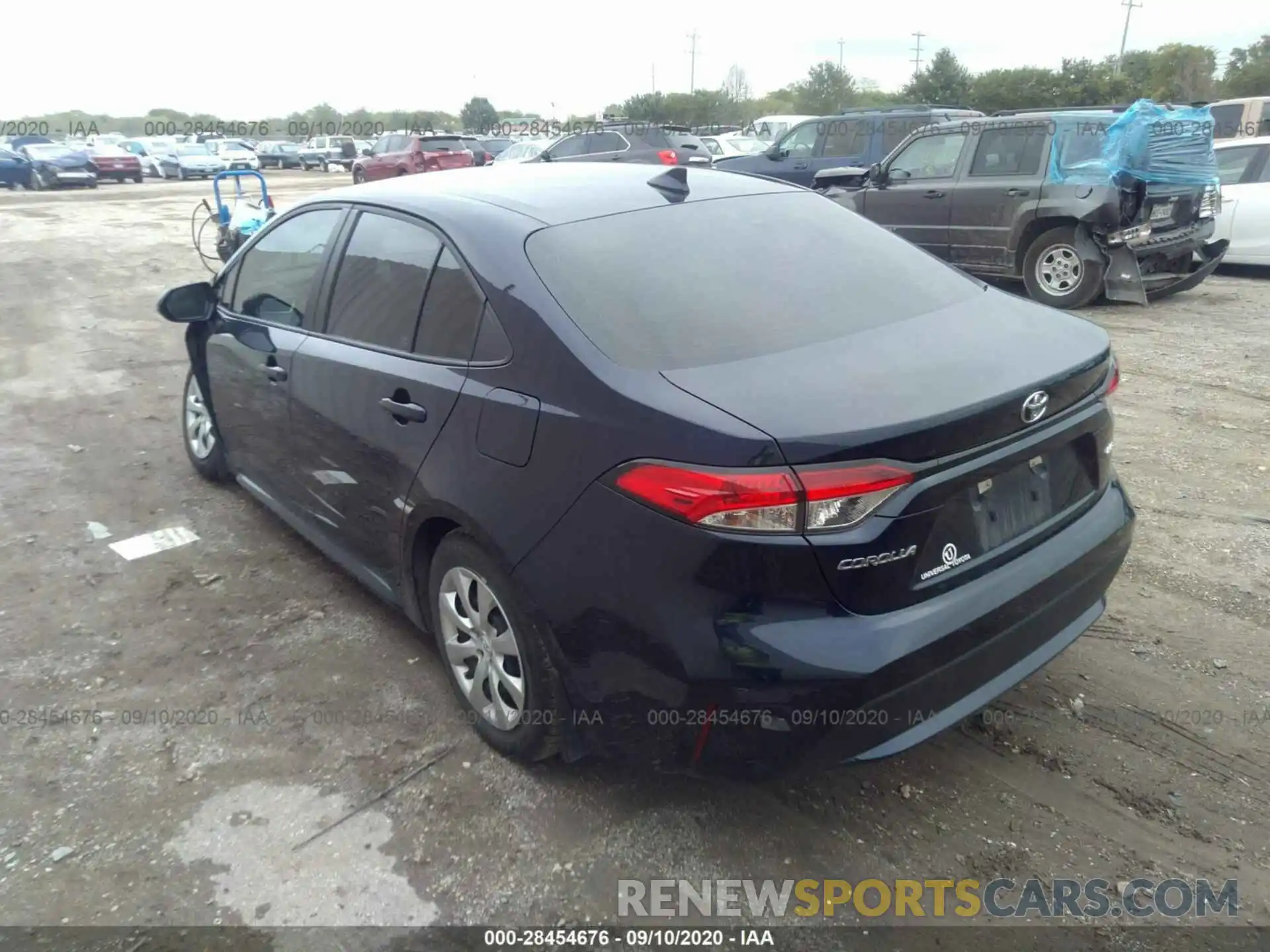 3 Photograph of a damaged car 5YFEPRAE1LP059293 TOYOTA COROLLA 2020