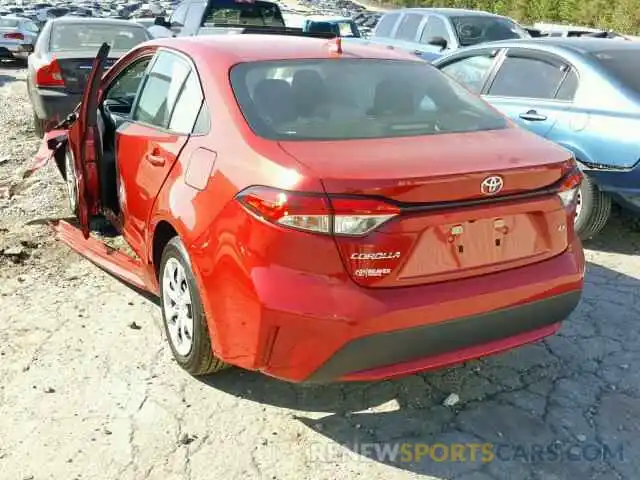 3 Photograph of a damaged car 5YFEPRAE1LP059567 TOYOTA COROLLA 2020