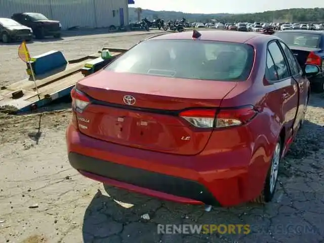 4 Photograph of a damaged car 5YFEPRAE1LP059567 TOYOTA COROLLA 2020