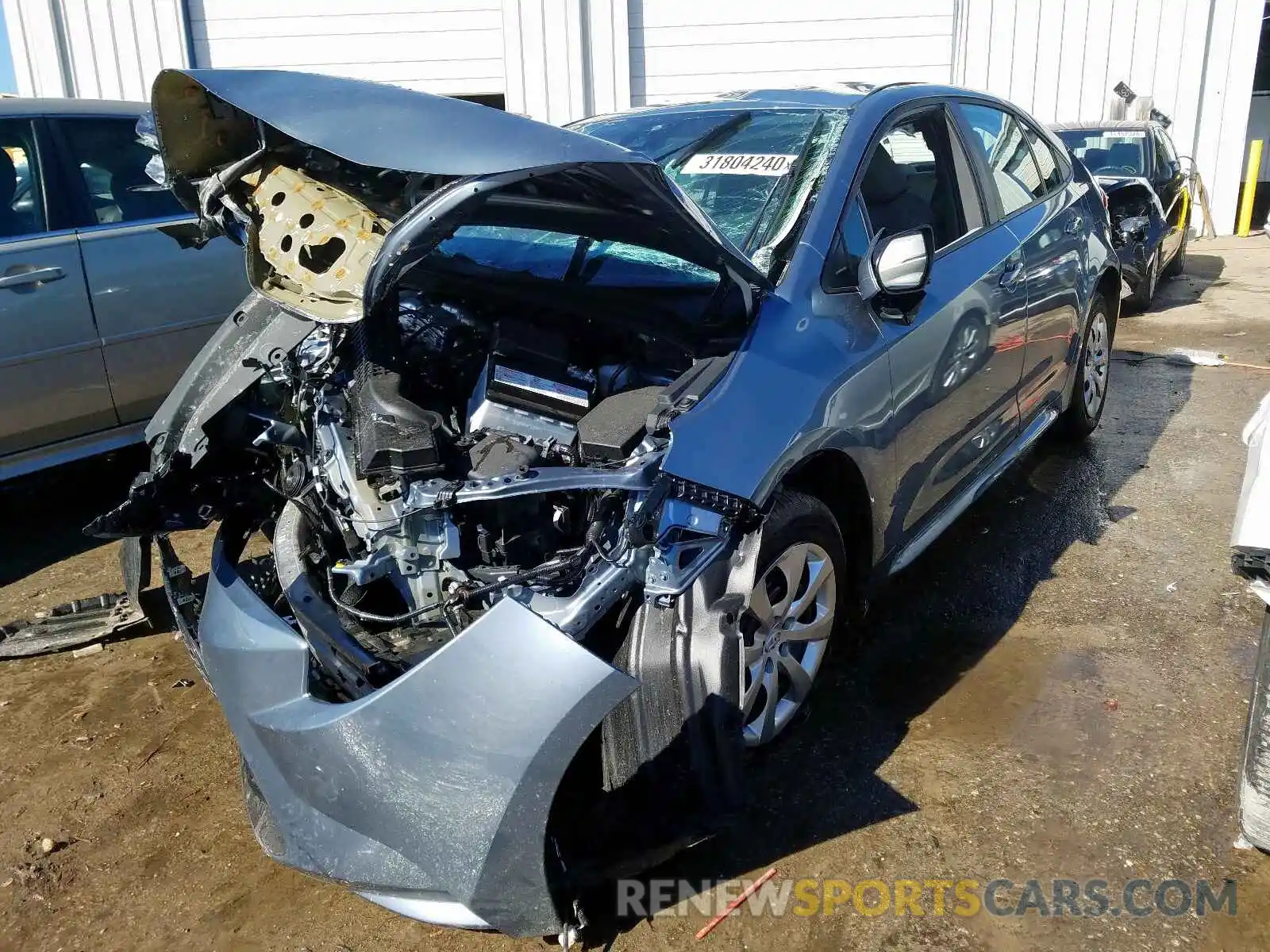 2 Photograph of a damaged car 5YFEPRAE1LP060069 TOYOTA COROLLA 2020