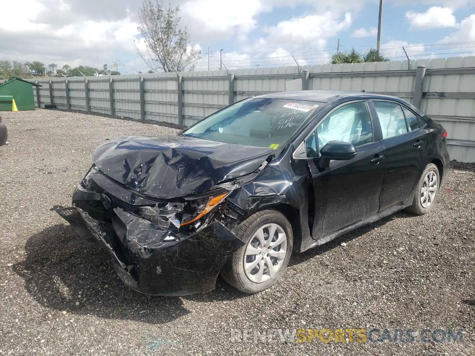 2 Photograph of a damaged car 5YFEPRAE1LP060265 TOYOTA COROLLA 2020