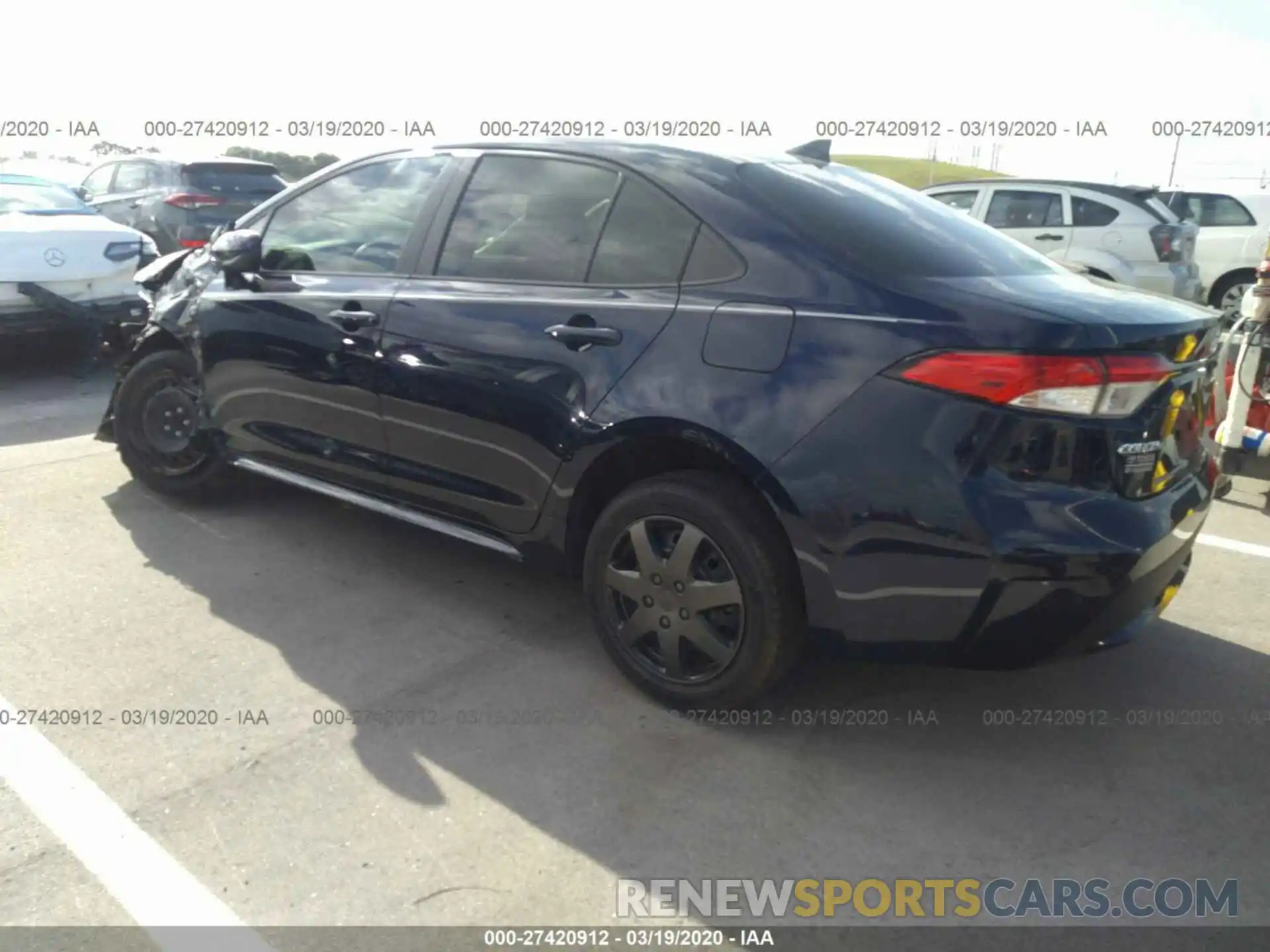 3 Photograph of a damaged car 5YFEPRAE1LP060296 TOYOTA COROLLA 2020