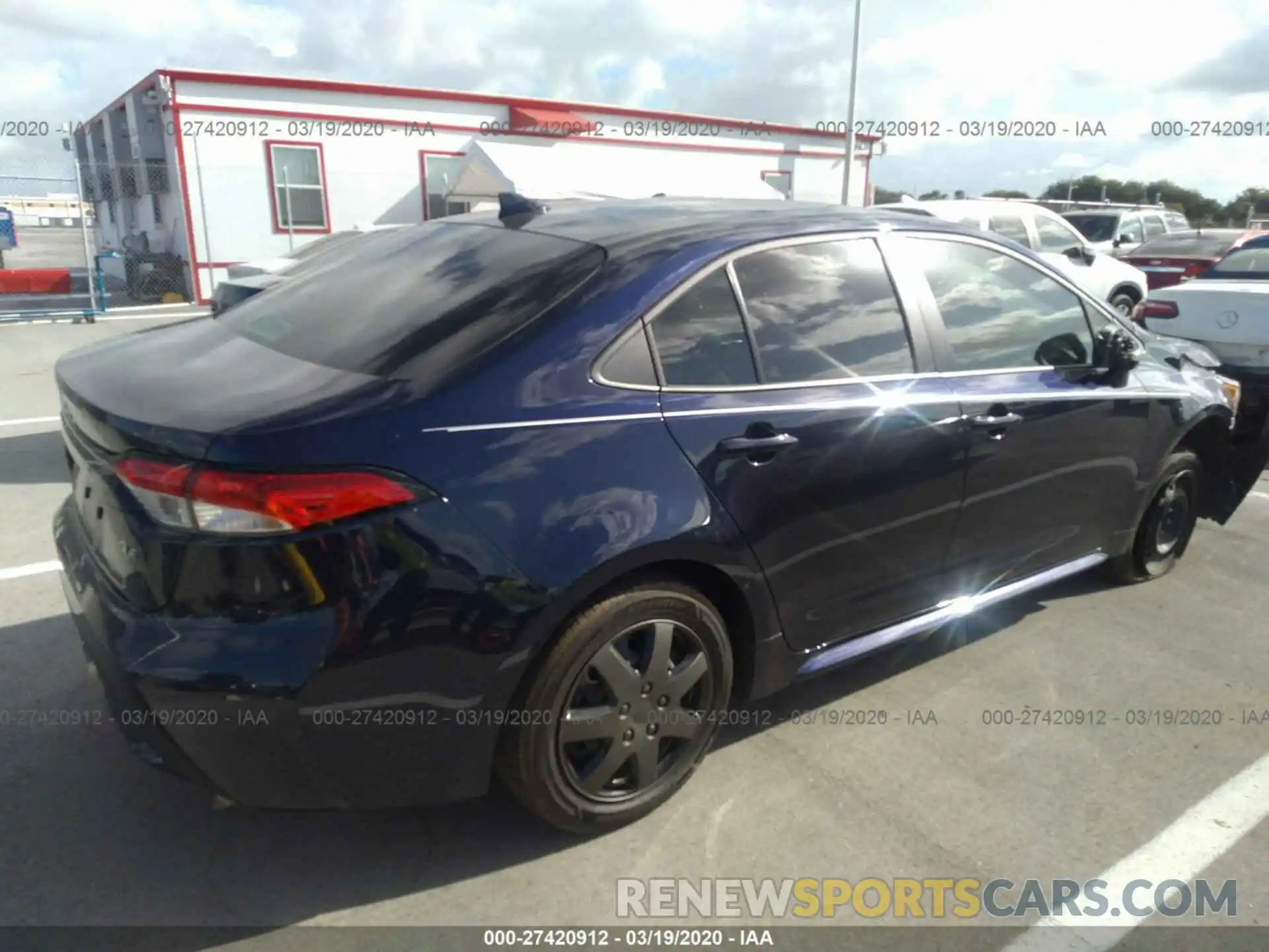 4 Photograph of a damaged car 5YFEPRAE1LP060296 TOYOTA COROLLA 2020