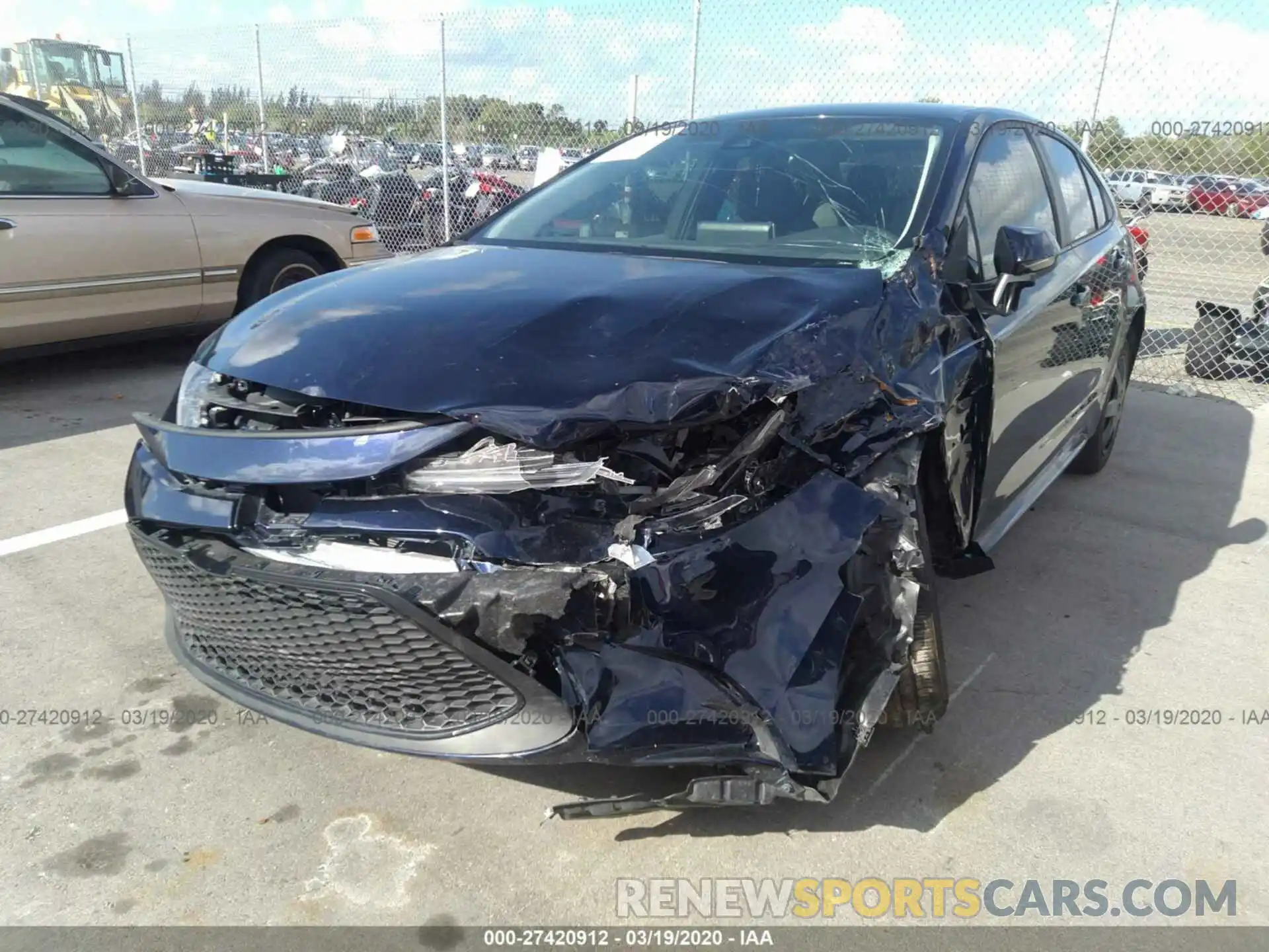 6 Photograph of a damaged car 5YFEPRAE1LP060296 TOYOTA COROLLA 2020