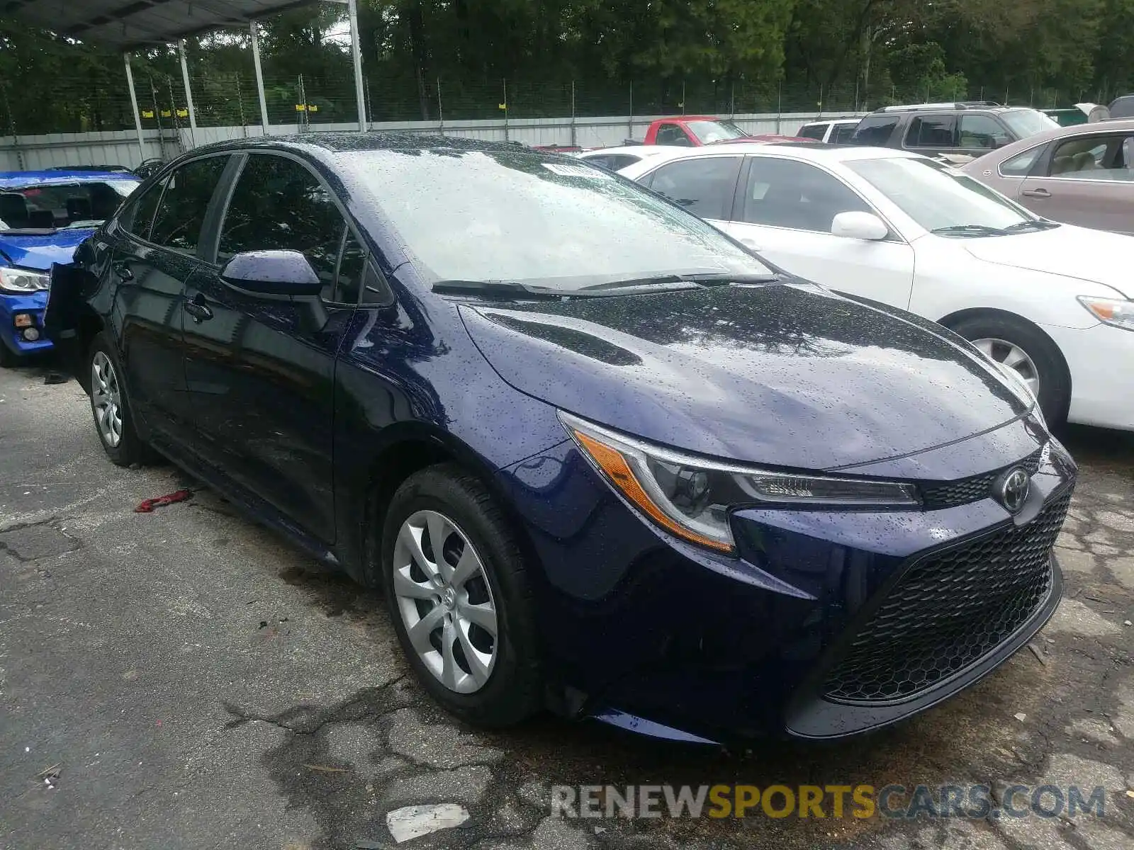 1 Photograph of a damaged car 5YFEPRAE1LP061366 TOYOTA COROLLA 2020