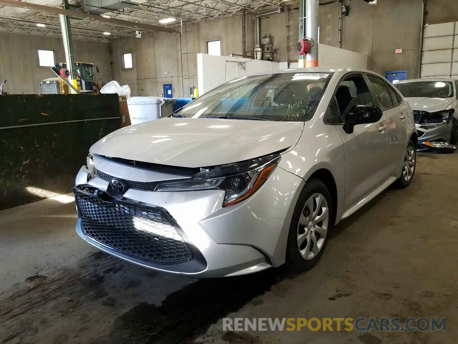 2 Photograph of a damaged car 5YFEPRAE1LP061612 TOYOTA COROLLA 2020