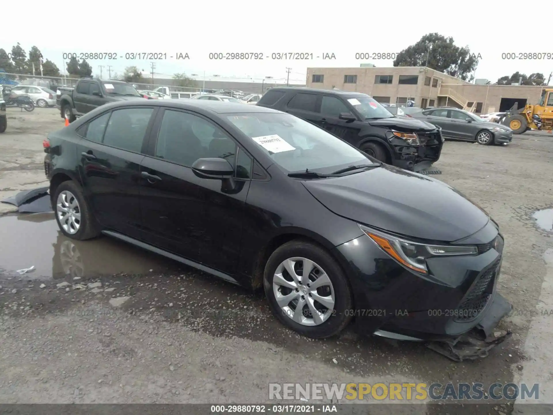 1 Photograph of a damaged car 5YFEPRAE1LP061707 TOYOTA COROLLA 2020