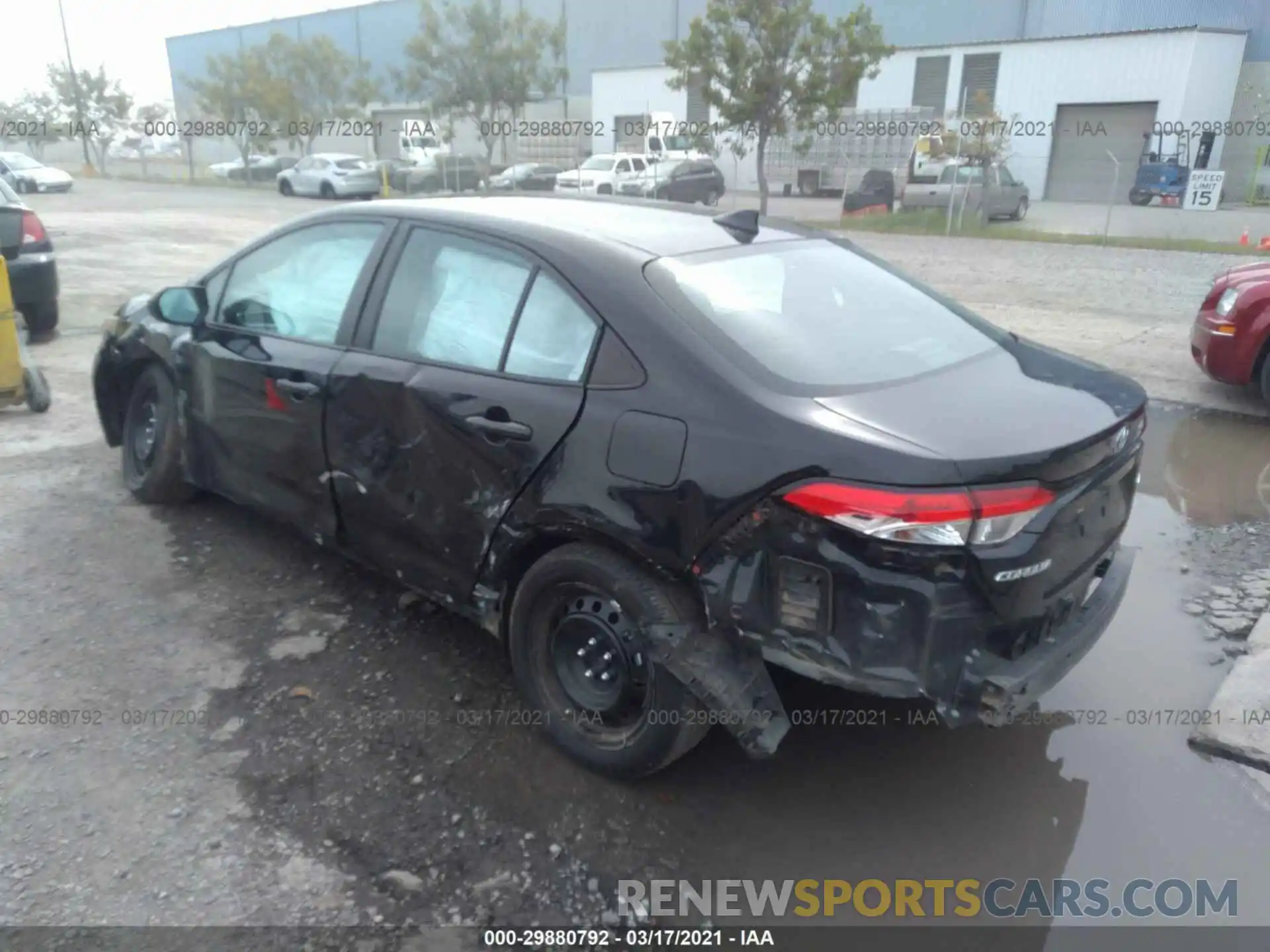 3 Photograph of a damaged car 5YFEPRAE1LP061707 TOYOTA COROLLA 2020