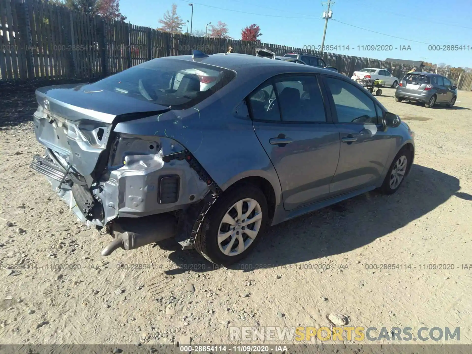 4 Photograph of a damaged car 5YFEPRAE1LP061819 TOYOTA COROLLA 2020