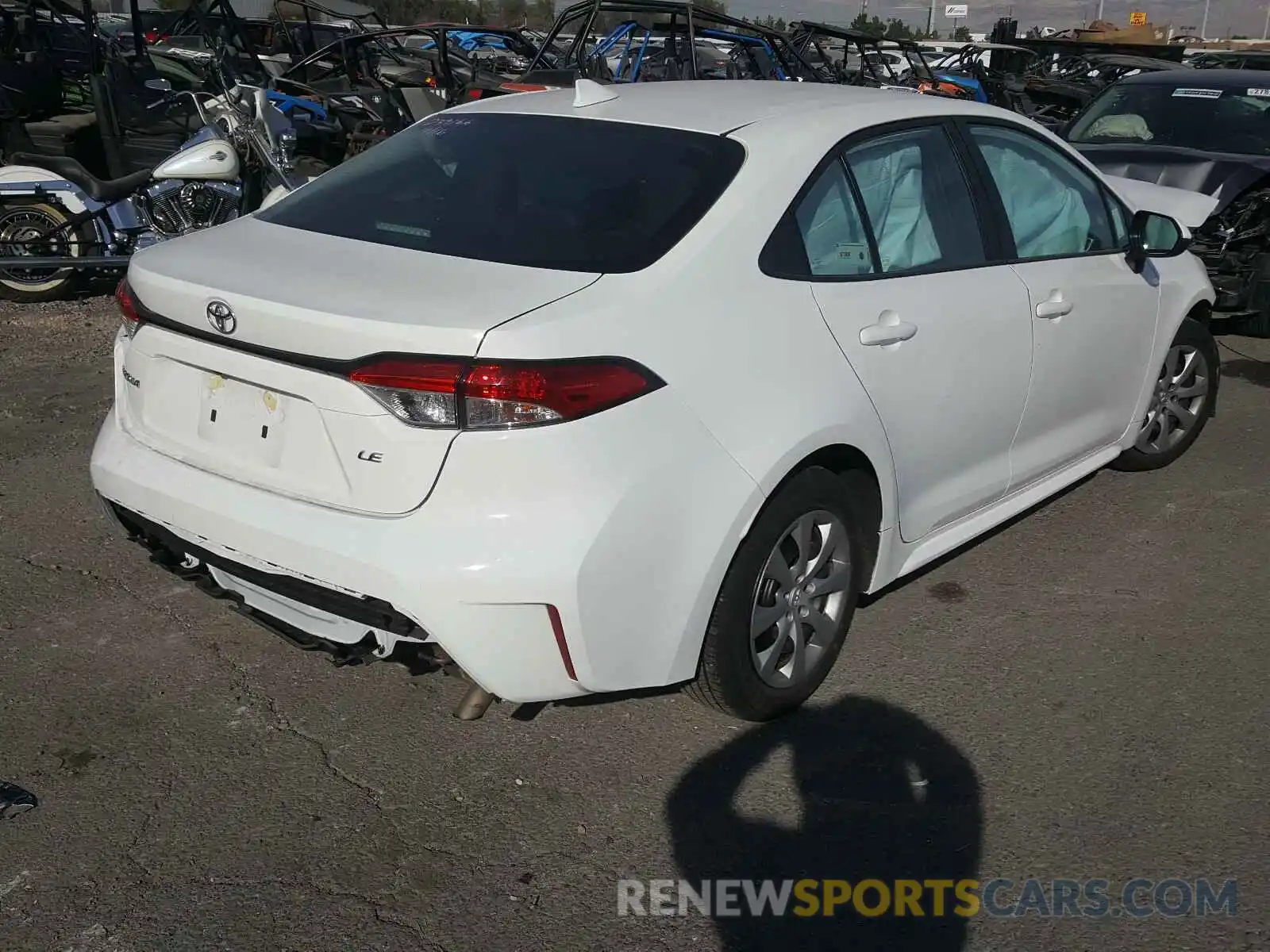 4 Photograph of a damaged car 5YFEPRAE1LP062078 TOYOTA COROLLA 2020