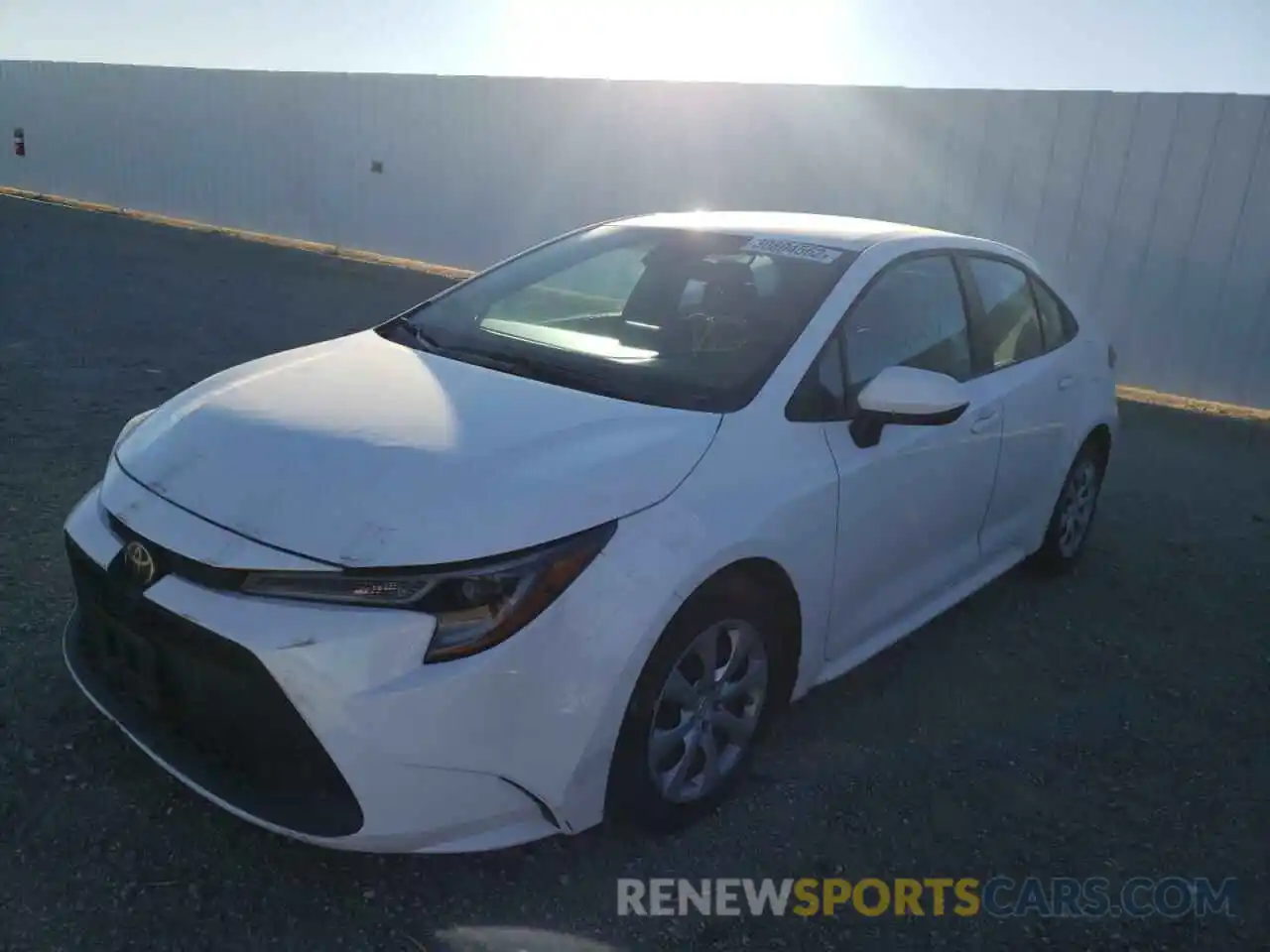 2 Photograph of a damaged car 5YFEPRAE1LP062713 TOYOTA COROLLA 2020