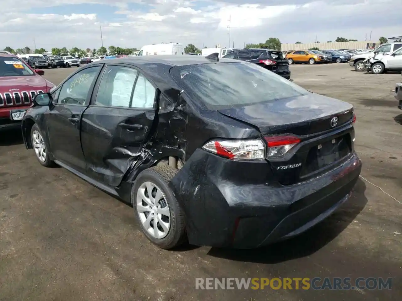 3 Photograph of a damaged car 5YFEPRAE1LP062839 TOYOTA COROLLA 2020