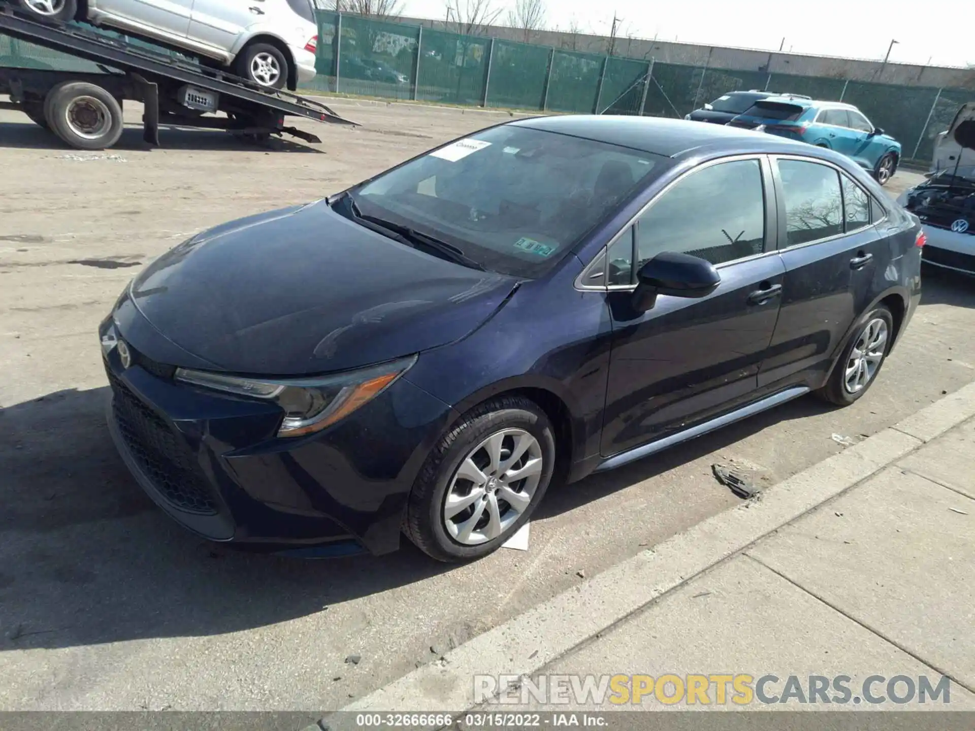 2 Photograph of a damaged car 5YFEPRAE1LP063019 TOYOTA COROLLA 2020