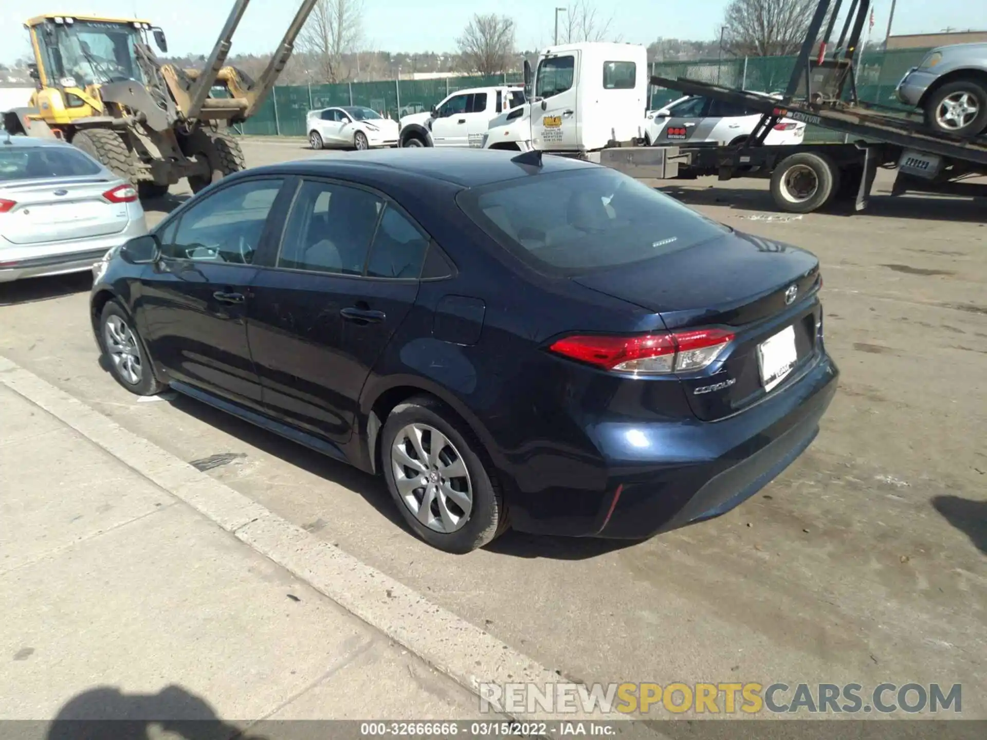 3 Photograph of a damaged car 5YFEPRAE1LP063019 TOYOTA COROLLA 2020