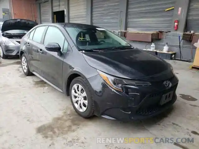 1 Photograph of a damaged car 5YFEPRAE1LP063392 TOYOTA COROLLA 2020