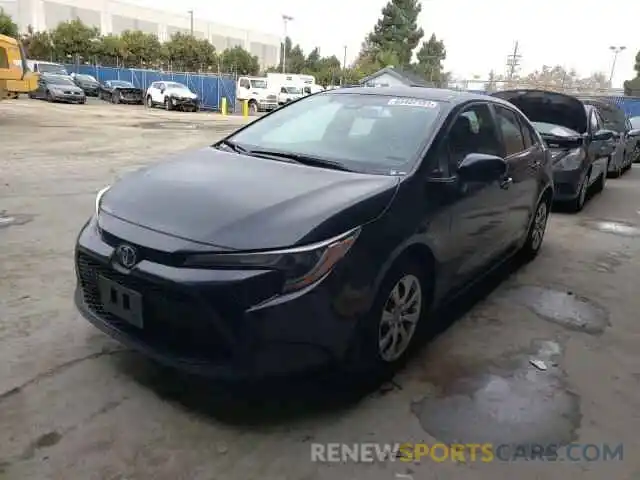 2 Photograph of a damaged car 5YFEPRAE1LP063392 TOYOTA COROLLA 2020