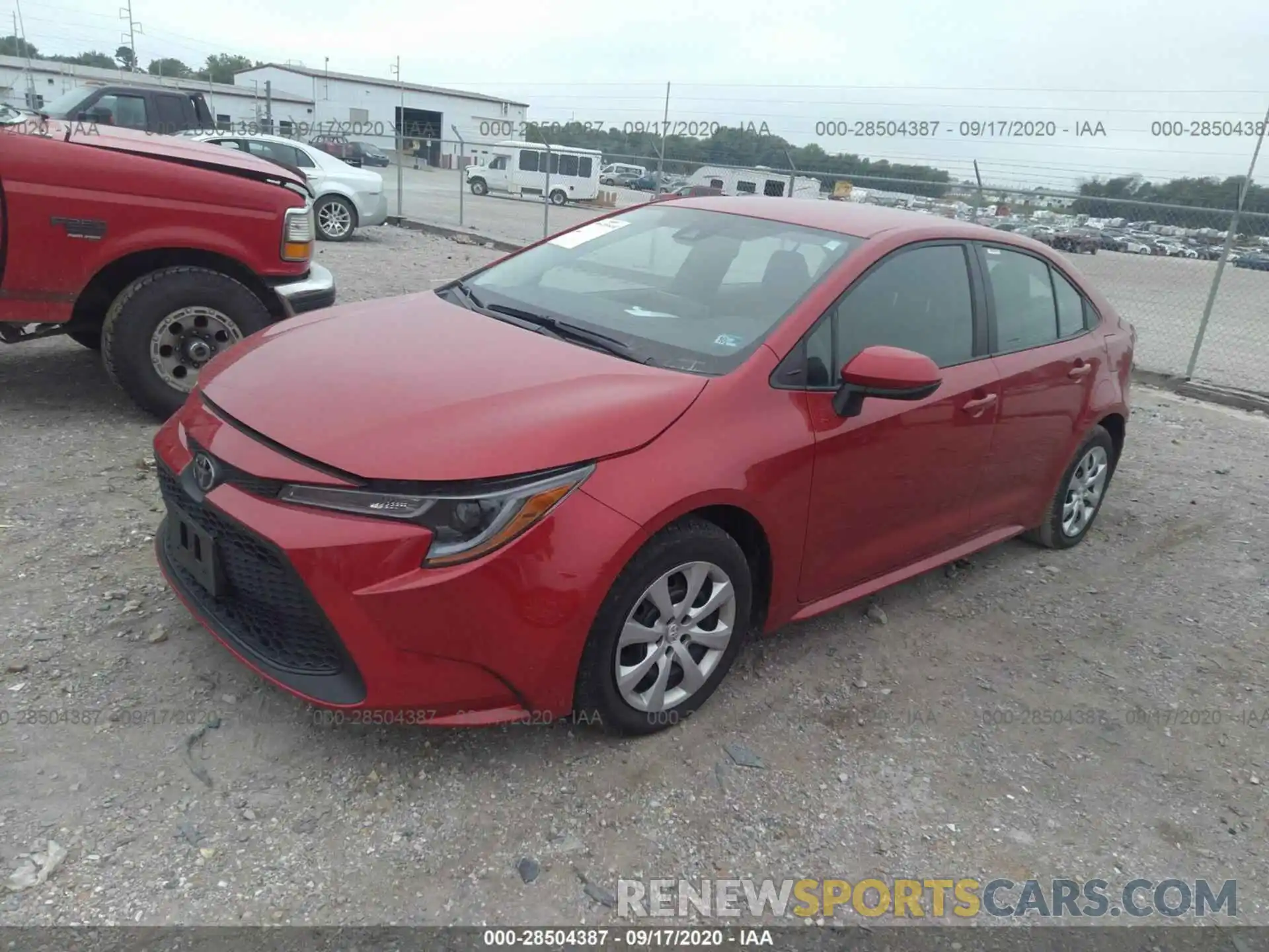 2 Photograph of a damaged car 5YFEPRAE1LP064073 TOYOTA COROLLA 2020