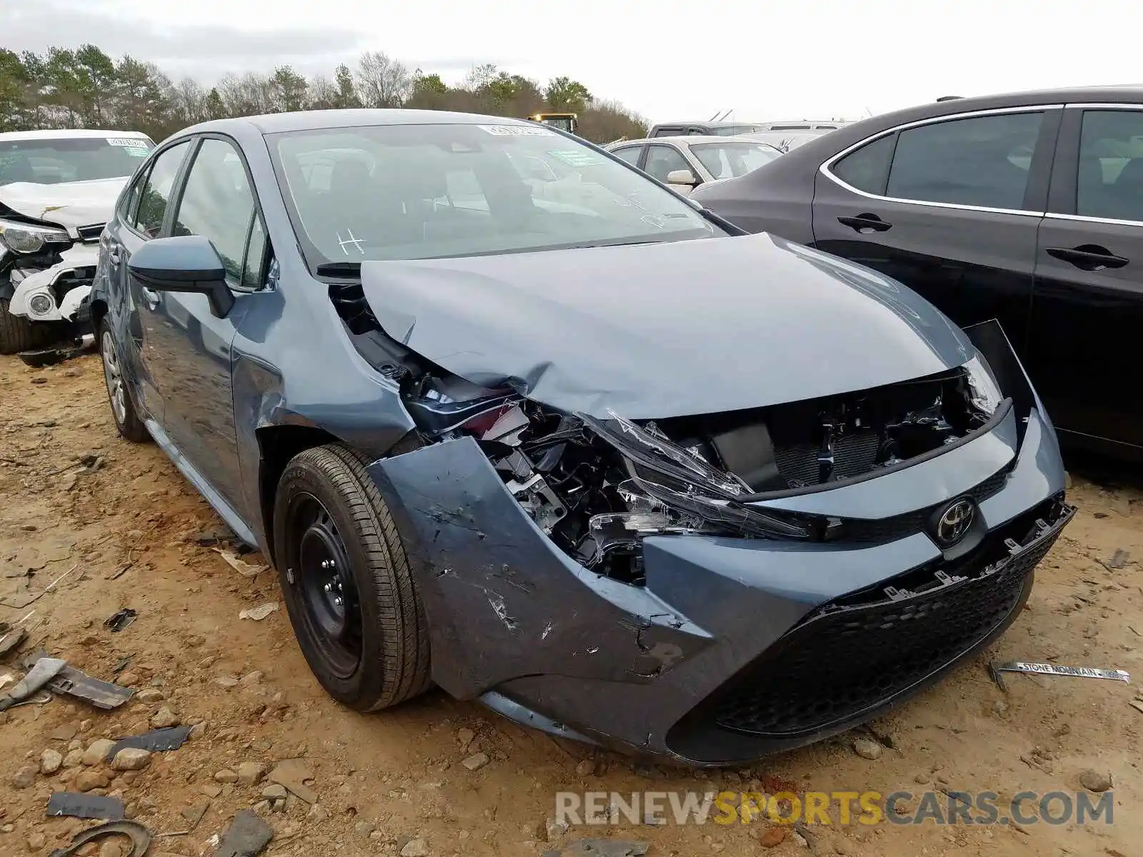 1 Photograph of a damaged car 5YFEPRAE1LP064090 TOYOTA COROLLA 2020