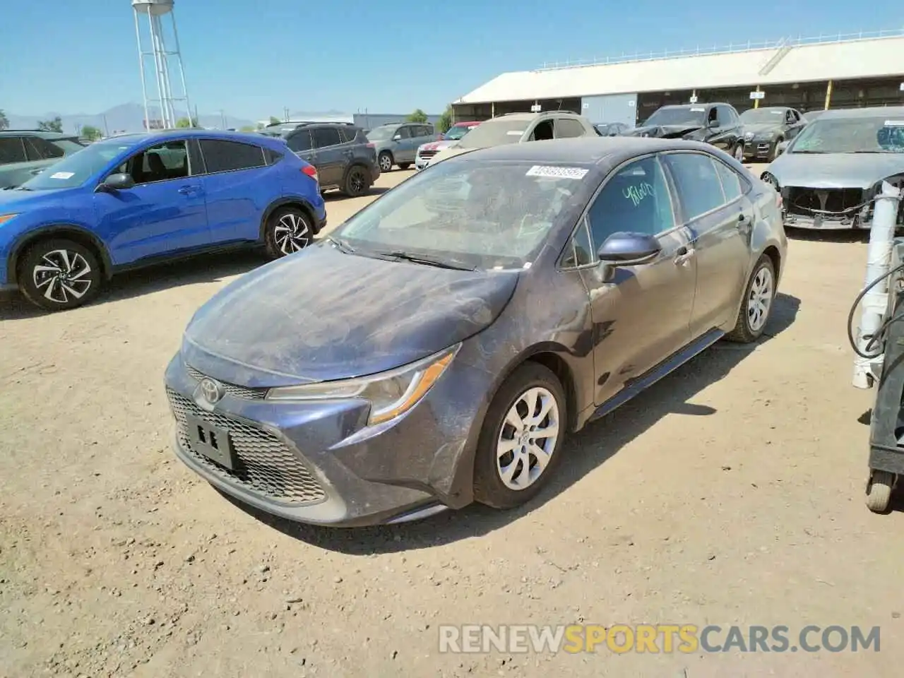 2 Photograph of a damaged car 5YFEPRAE1LP064560 TOYOTA COROLLA 2020