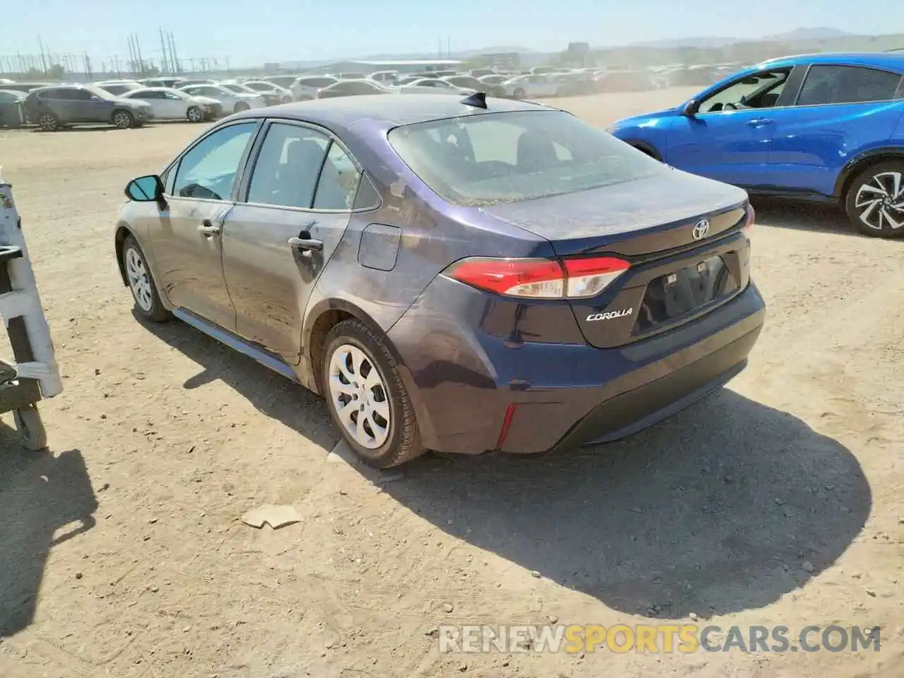 3 Photograph of a damaged car 5YFEPRAE1LP064560 TOYOTA COROLLA 2020