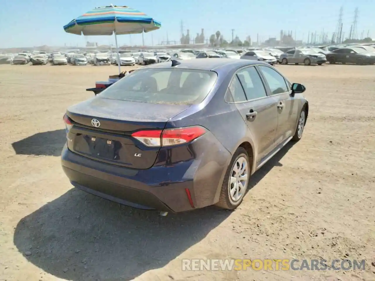 4 Photograph of a damaged car 5YFEPRAE1LP064560 TOYOTA COROLLA 2020