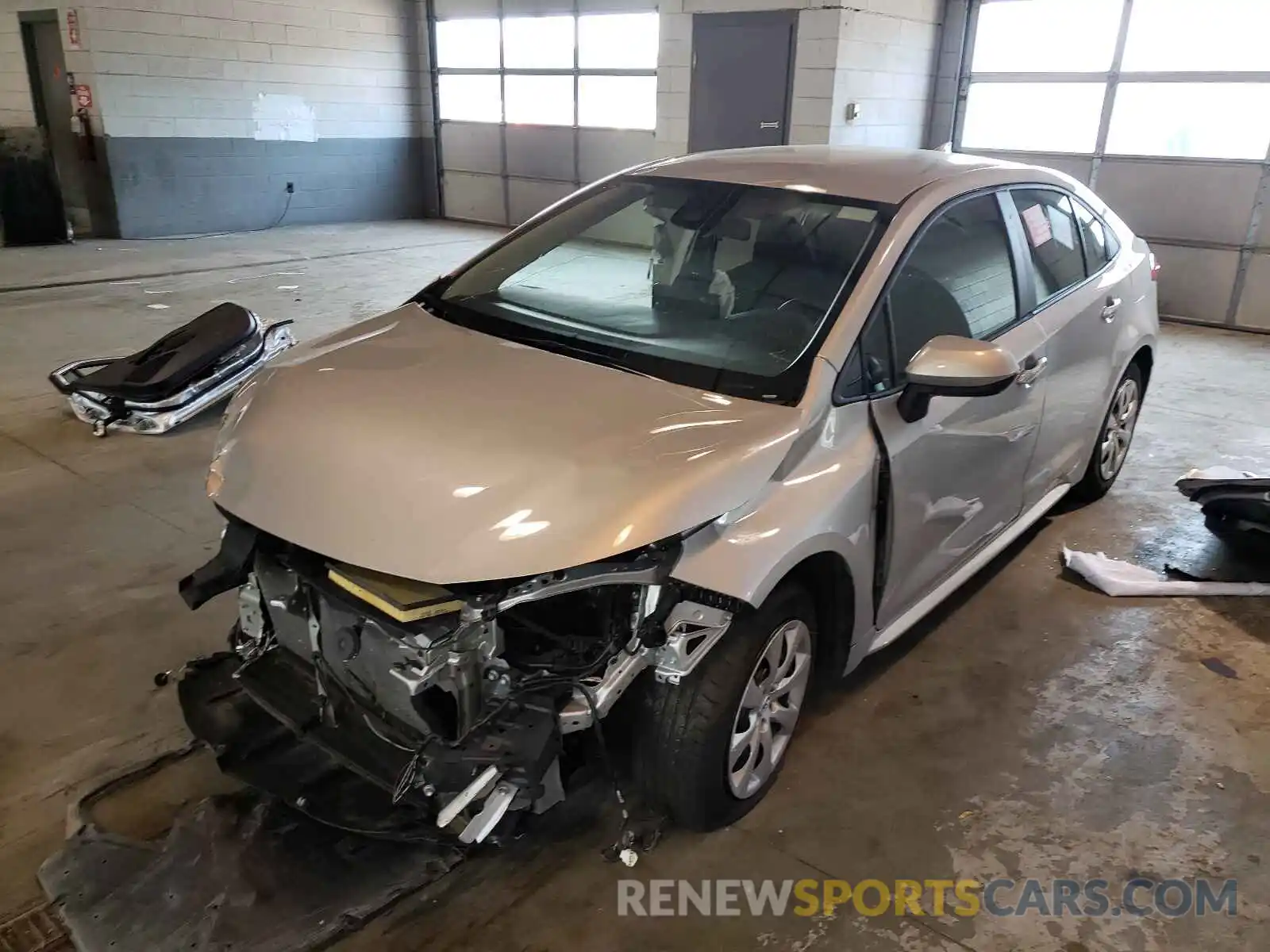 2 Photograph of a damaged car 5YFEPRAE1LP064767 TOYOTA COROLLA 2020