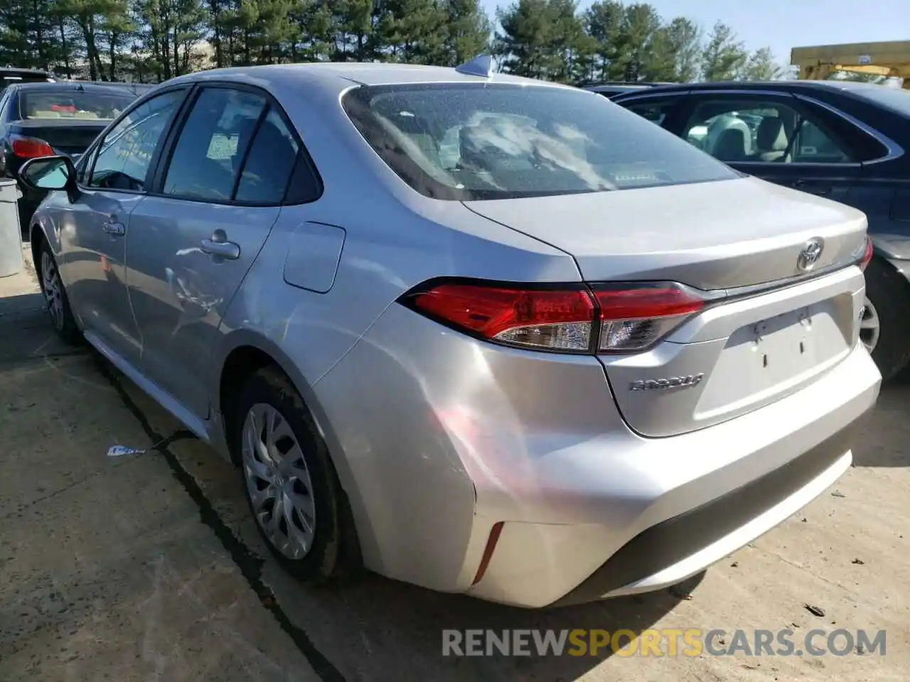 3 Photograph of a damaged car 5YFEPRAE1LP065451 TOYOTA COROLLA 2020