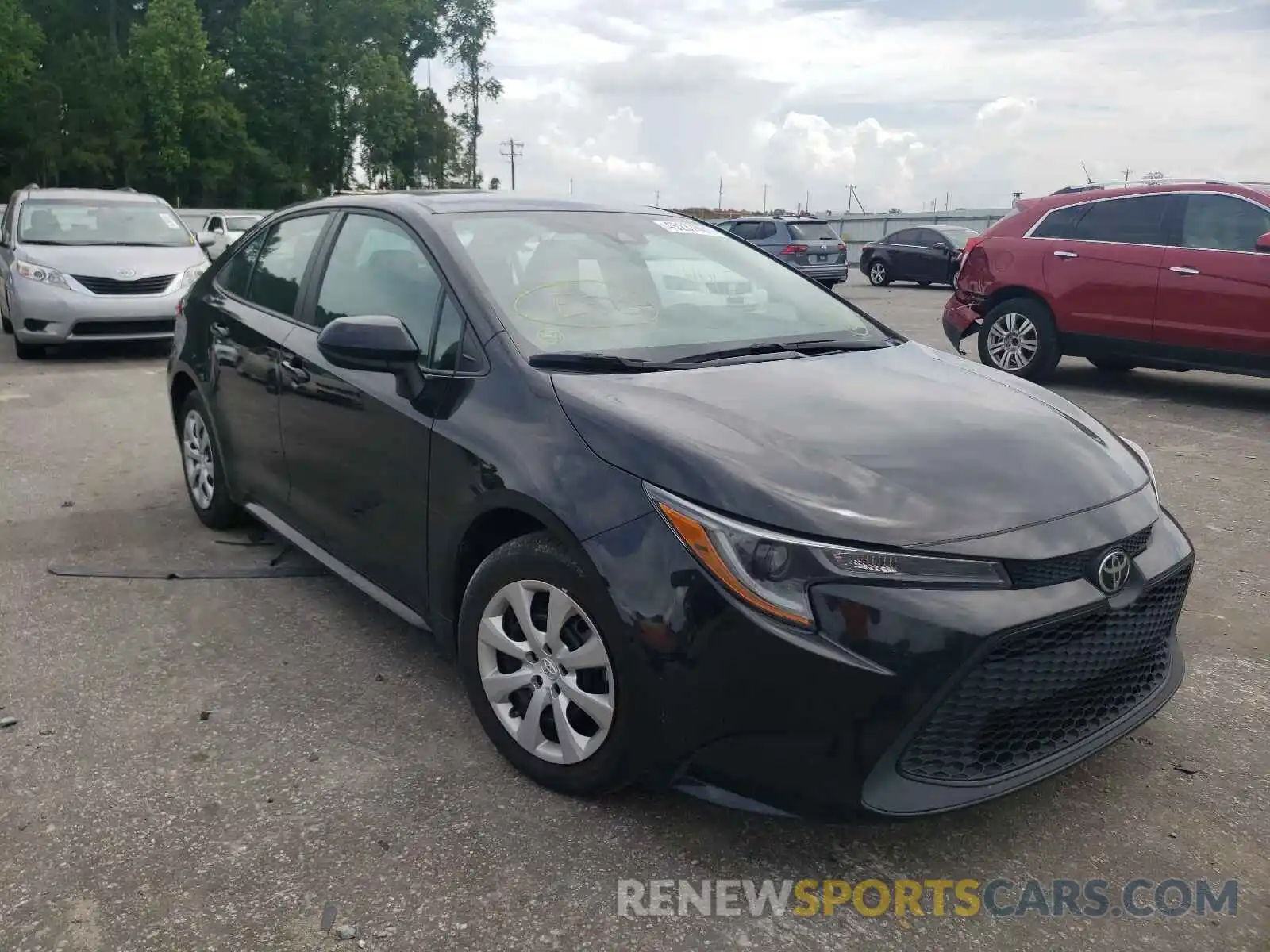 1 Photograph of a damaged car 5YFEPRAE1LP067233 TOYOTA COROLLA 2020