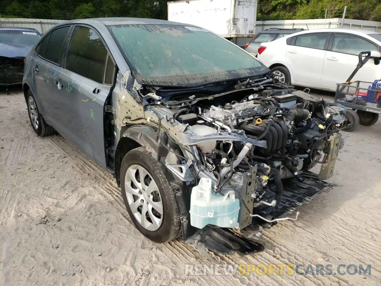 1 Photograph of a damaged car 5YFEPRAE1LP068222 TOYOTA COROLLA 2020