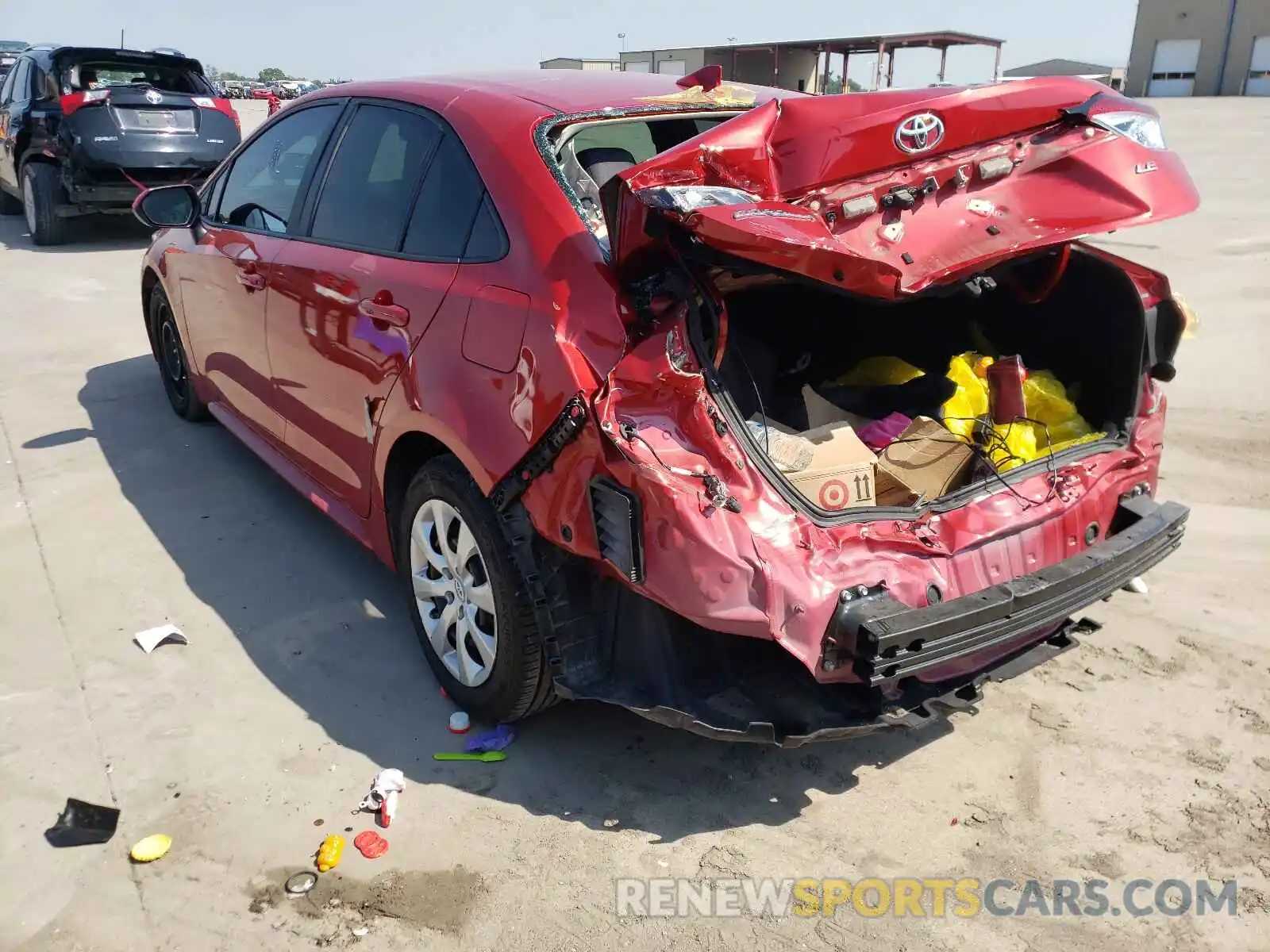 3 Photograph of a damaged car 5YFEPRAE1LP068964 TOYOTA COROLLA 2020