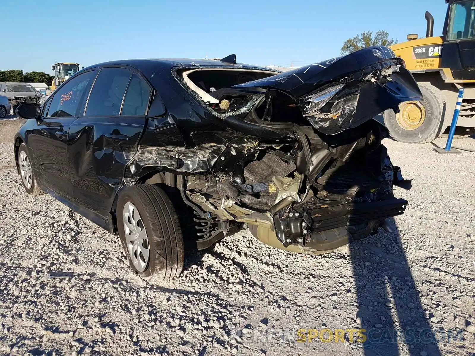 3 Photograph of a damaged car 5YFEPRAE1LP069967 TOYOTA COROLLA 2020