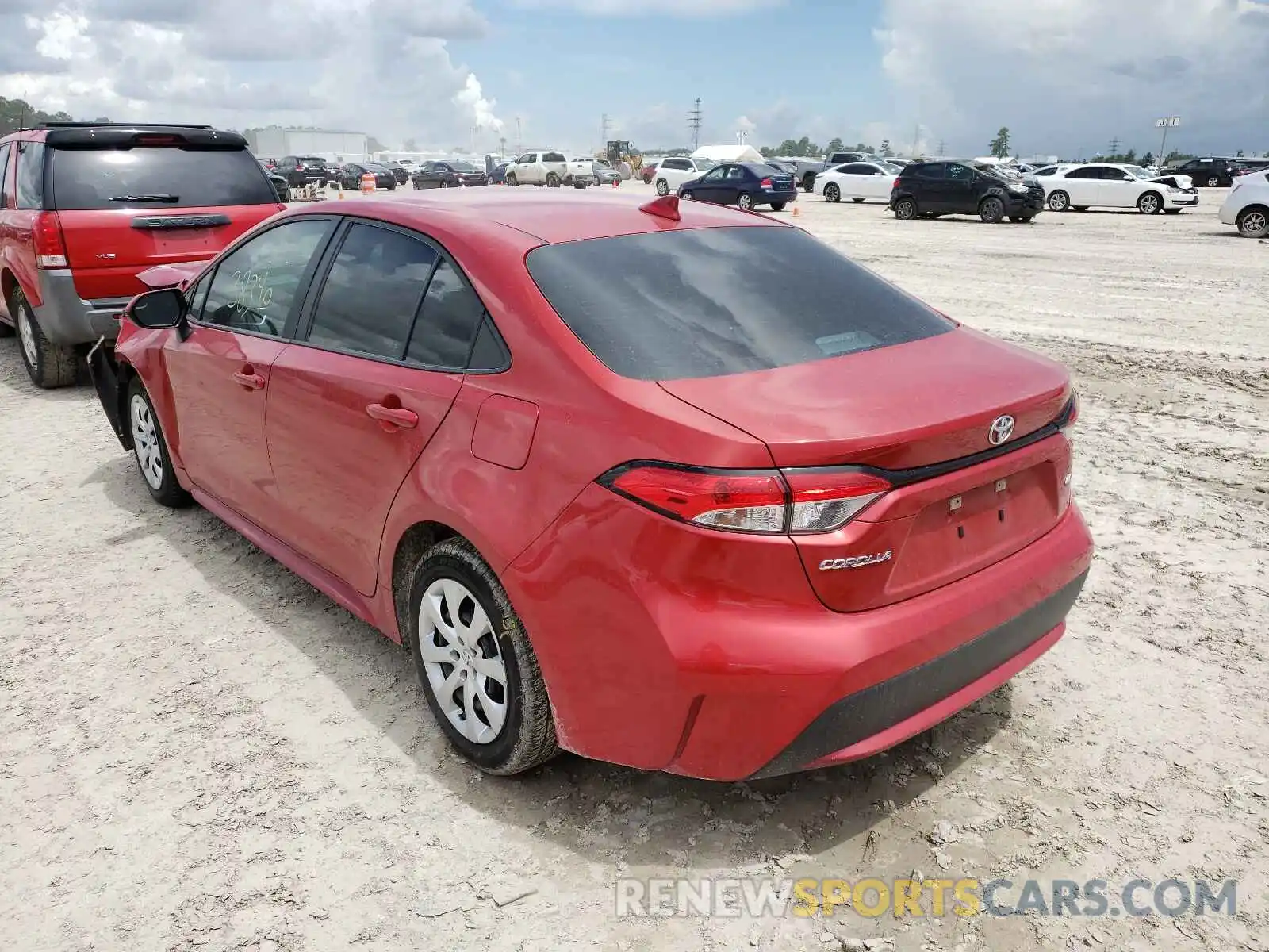 3 Photograph of a damaged car 5YFEPRAE1LP070133 TOYOTA COROLLA 2020