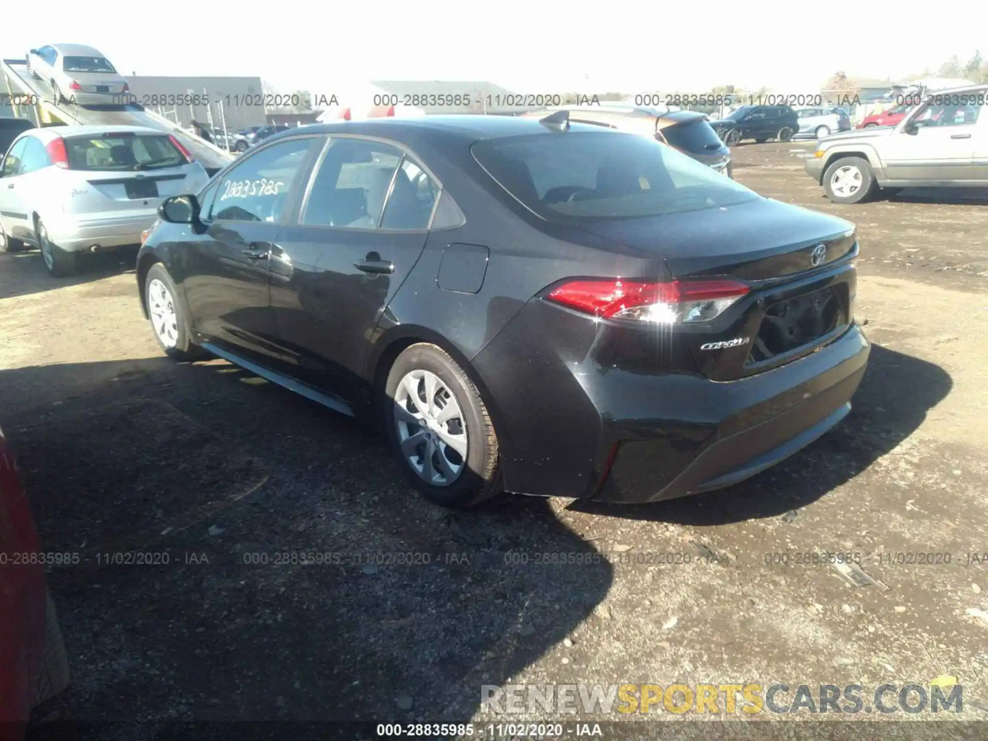 3 Photograph of a damaged car 5YFEPRAE1LP071444 TOYOTA COROLLA 2020