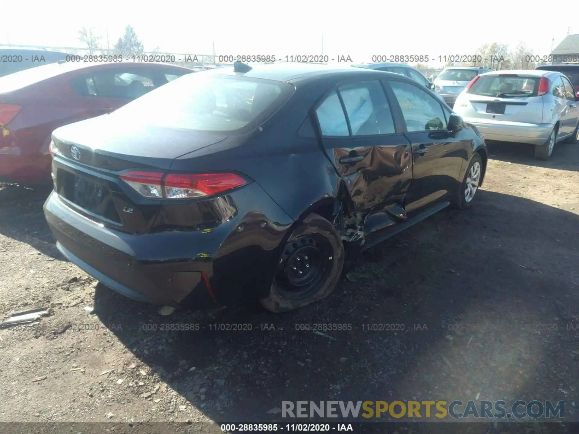 4 Photograph of a damaged car 5YFEPRAE1LP071444 TOYOTA COROLLA 2020