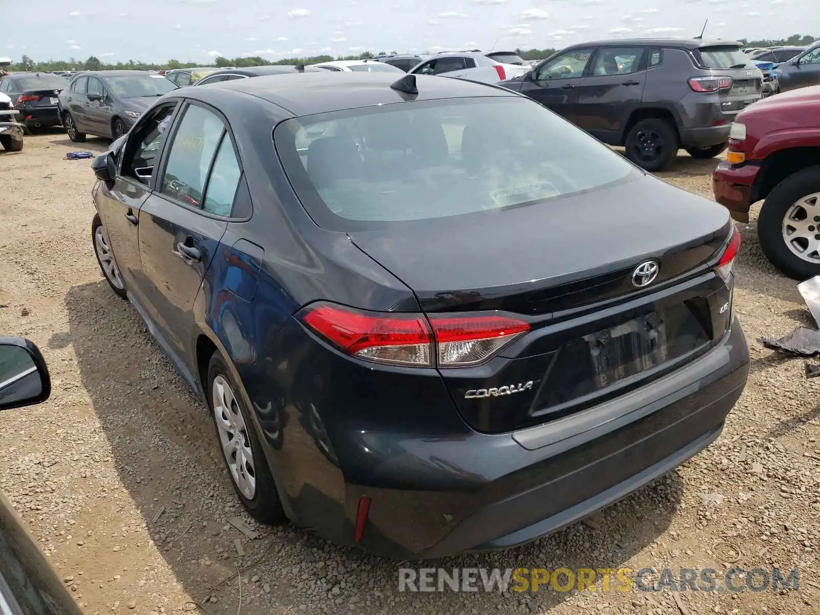 3 Photograph of a damaged car 5YFEPRAE1LP073100 TOYOTA COROLLA 2020