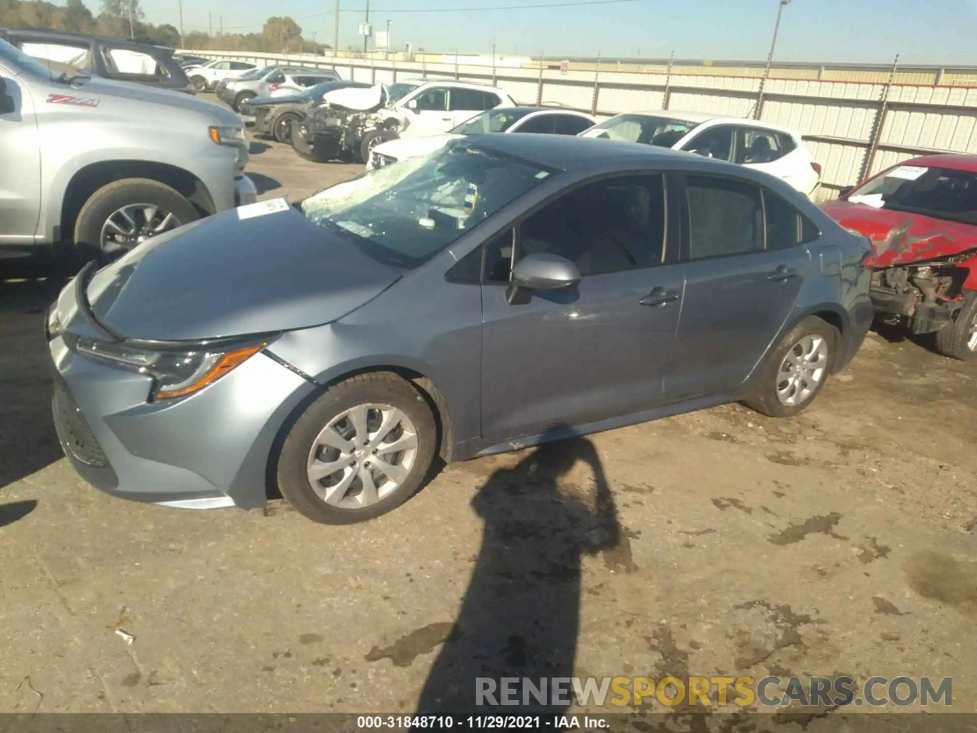 2 Photograph of a damaged car 5YFEPRAE1LP073307 TOYOTA COROLLA 2020