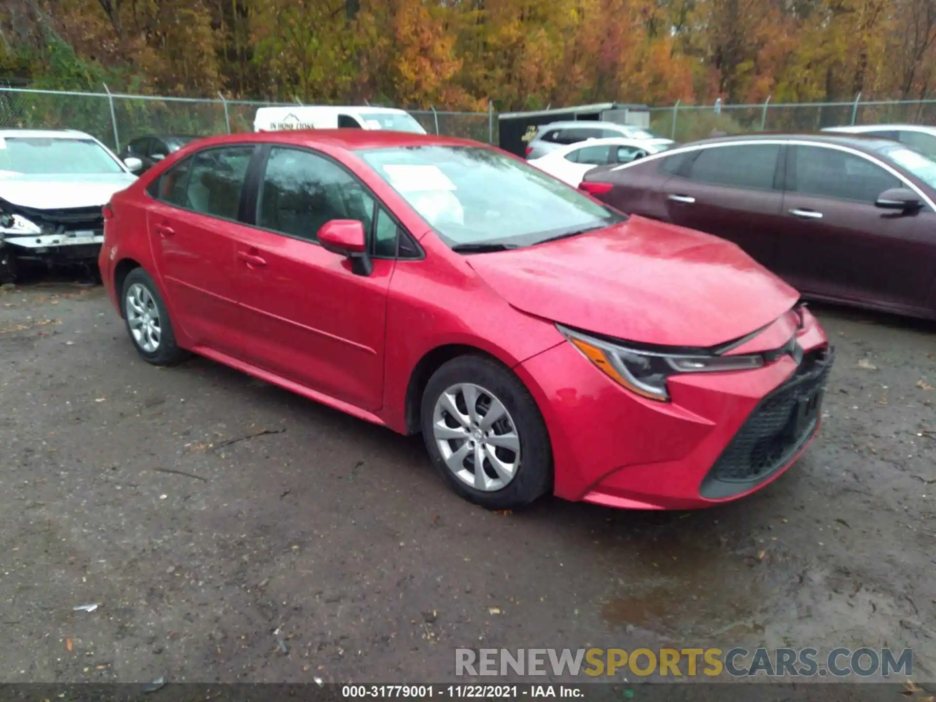 1 Photograph of a damaged car 5YFEPRAE1LP074117 TOYOTA COROLLA 2020