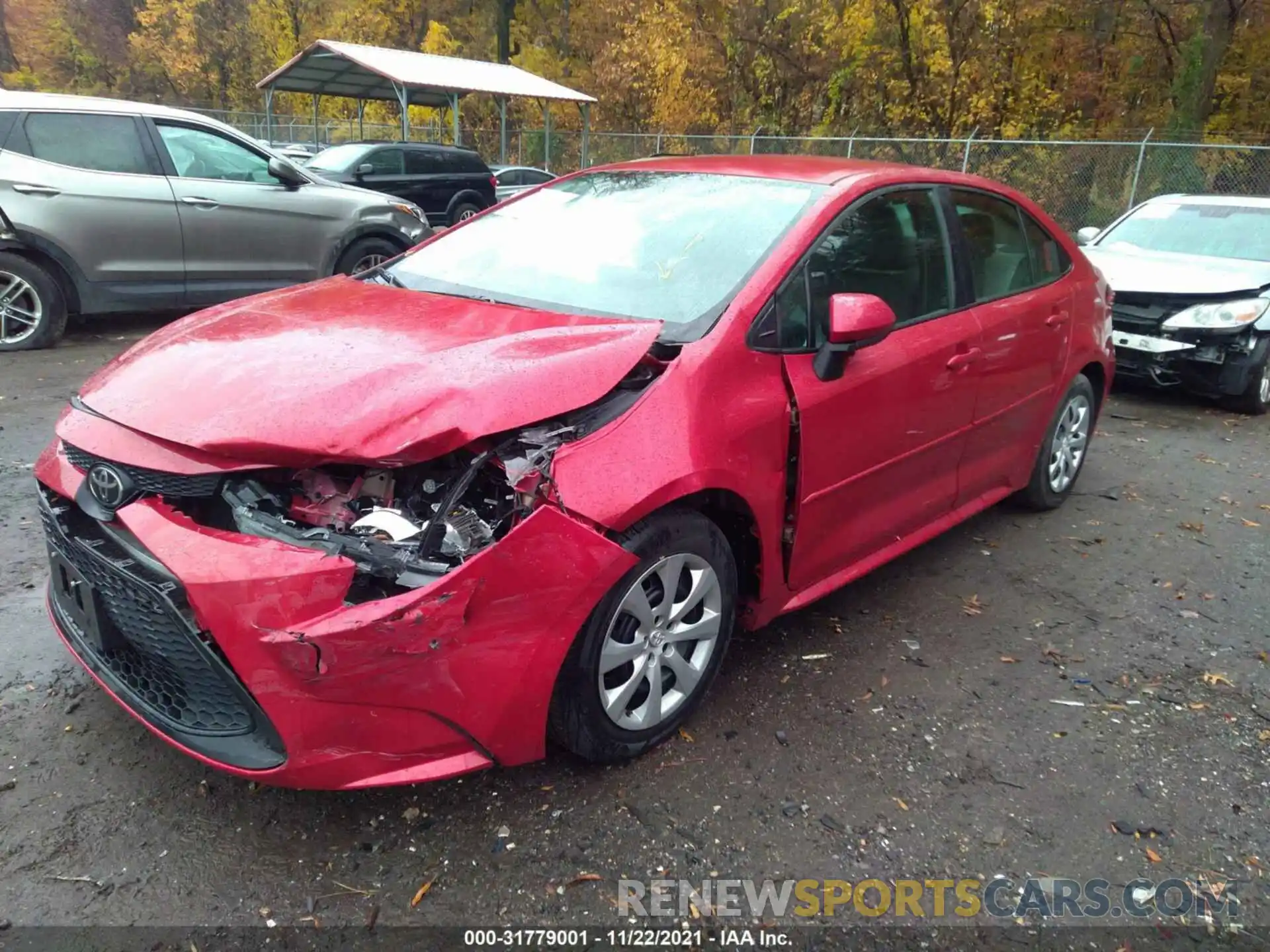 2 Photograph of a damaged car 5YFEPRAE1LP074117 TOYOTA COROLLA 2020