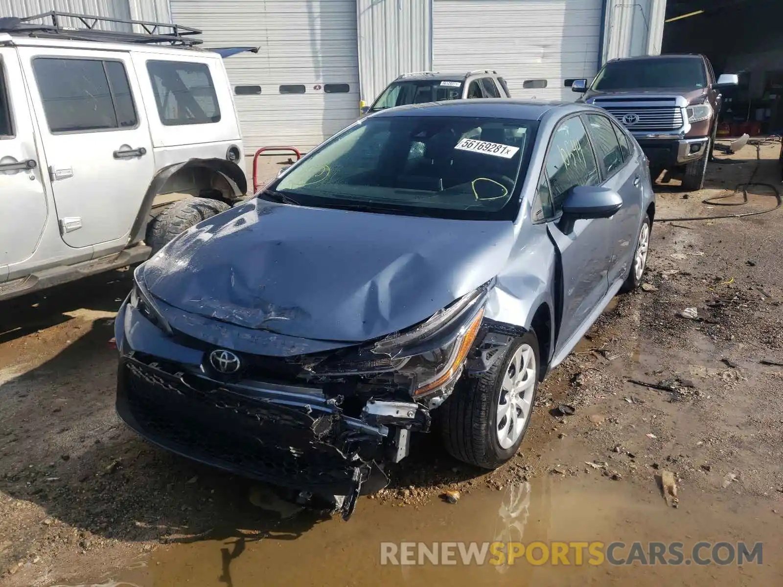 2 Photograph of a damaged car 5YFEPRAE1LP075199 TOYOTA COROLLA 2020