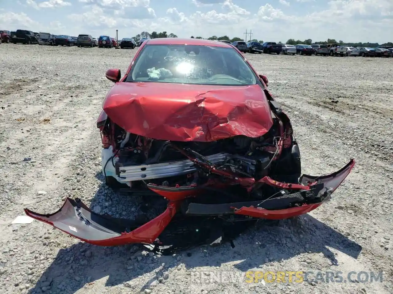 9 Photograph of a damaged car 5YFEPRAE1LP075252 TOYOTA COROLLA 2020