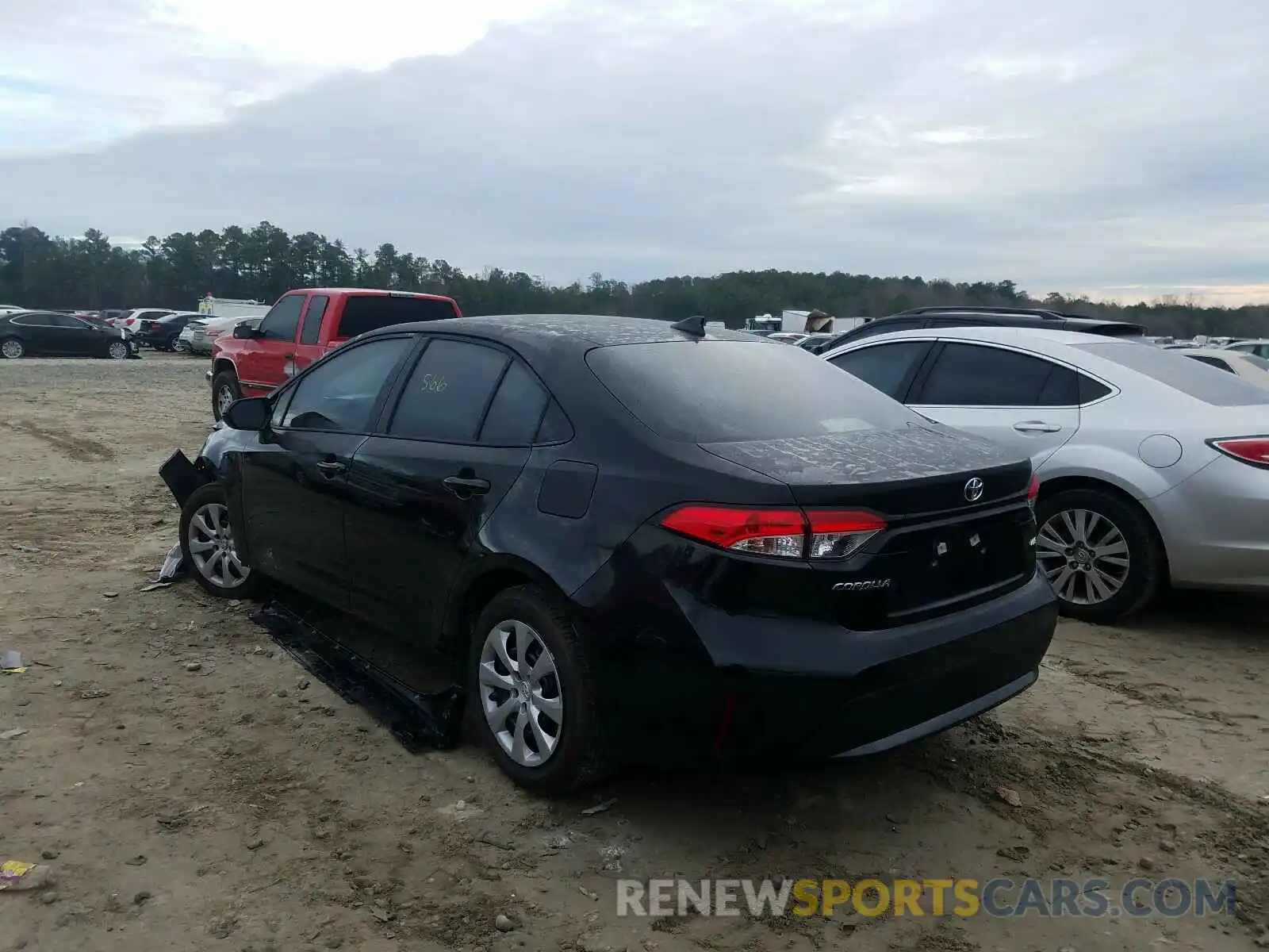 3 Photograph of a damaged car 5YFEPRAE1LP075820 TOYOTA COROLLA 2020