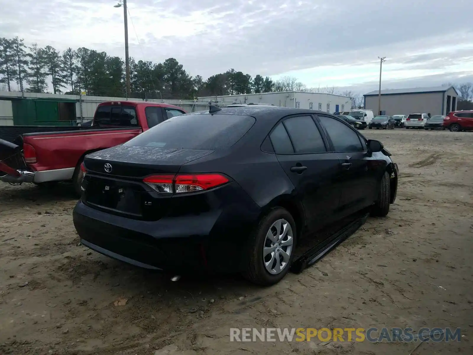 4 Photograph of a damaged car 5YFEPRAE1LP075820 TOYOTA COROLLA 2020