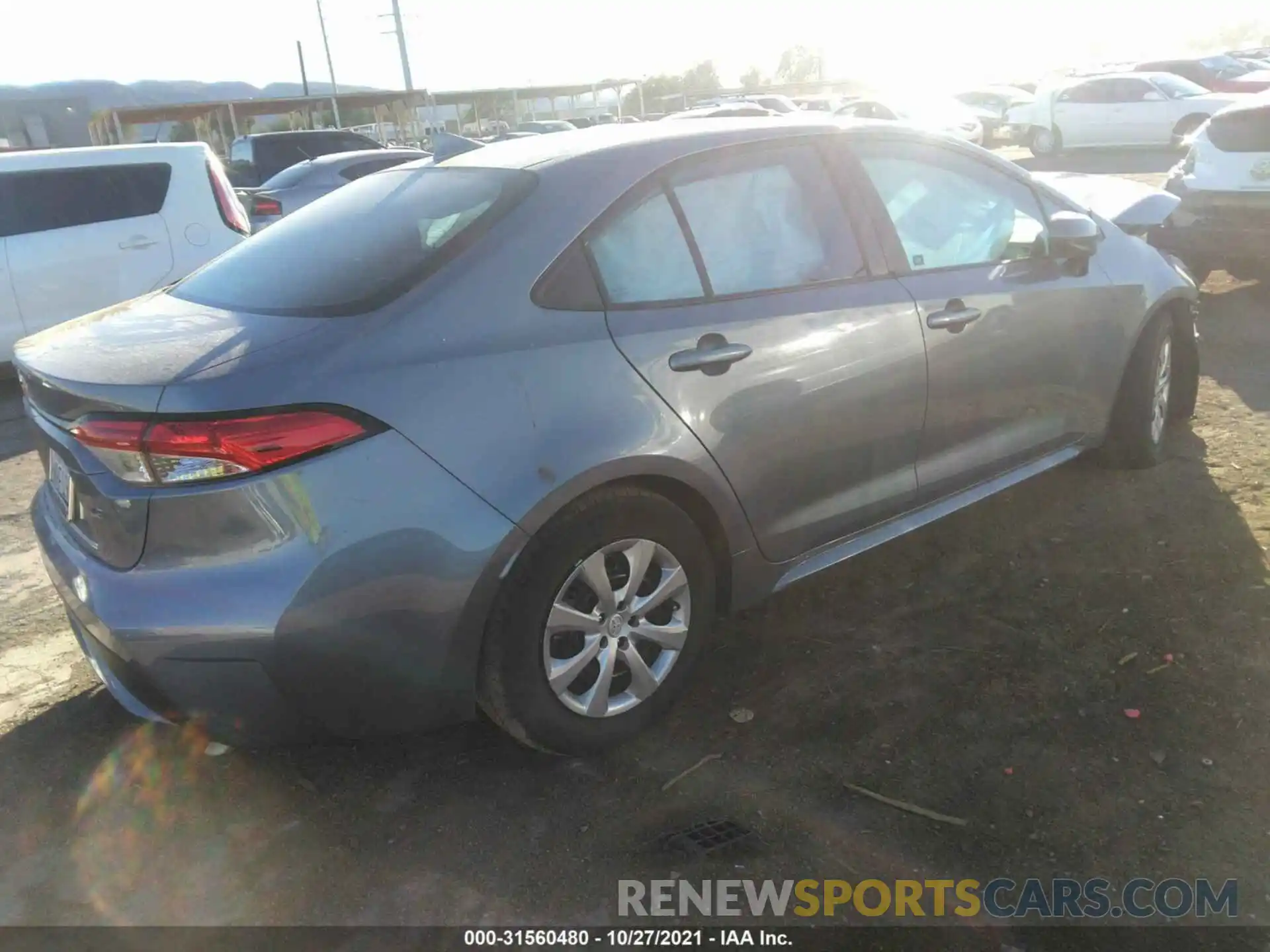 4 Photograph of a damaged car 5YFEPRAE1LP075932 TOYOTA COROLLA 2020