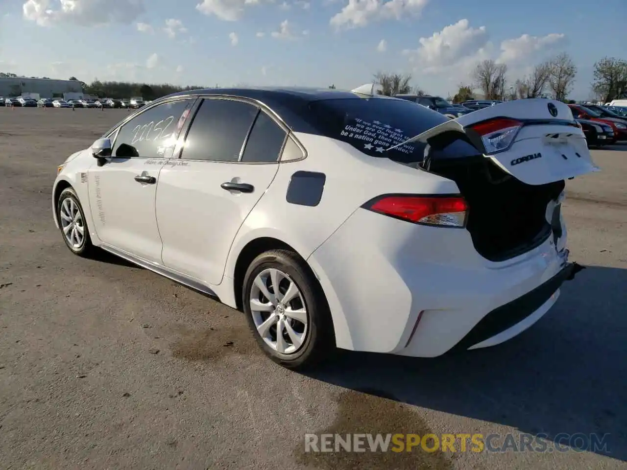 3 Photograph of a damaged car 5YFEPRAE1LP076028 TOYOTA COROLLA 2020