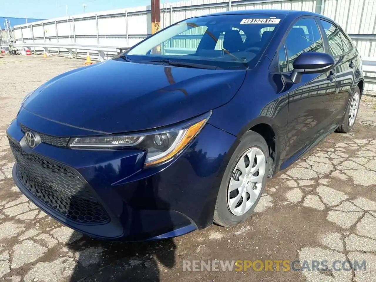 2 Photograph of a damaged car 5YFEPRAE1LP076191 TOYOTA COROLLA 2020