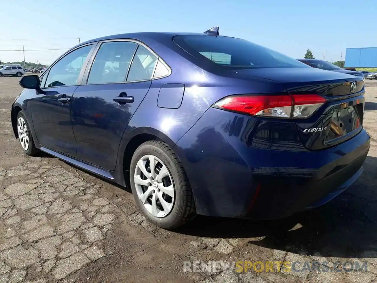 3 Photograph of a damaged car 5YFEPRAE1LP076191 TOYOTA COROLLA 2020